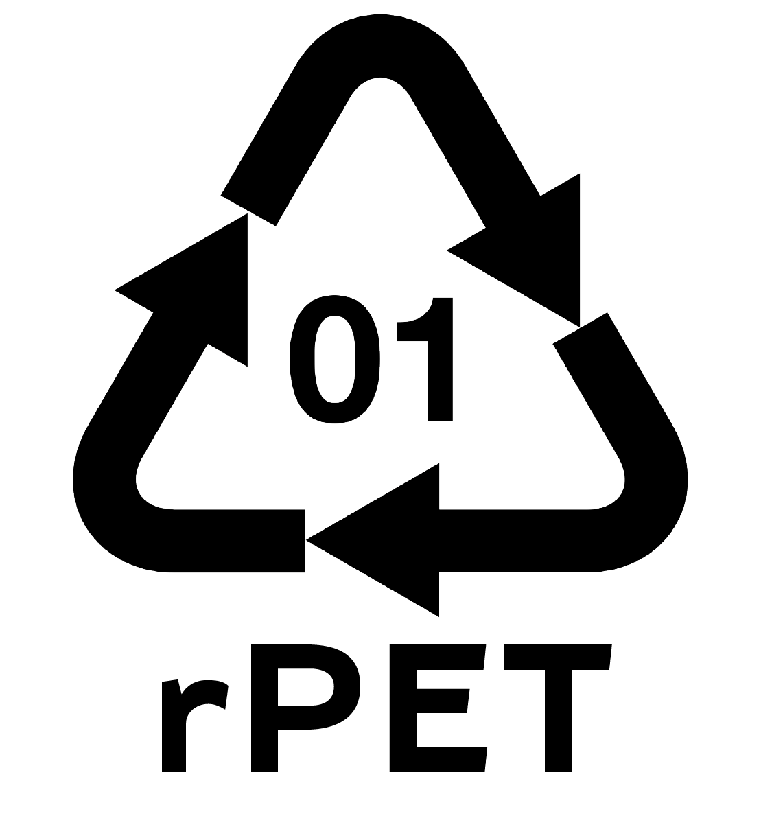 rPET recycling symbol